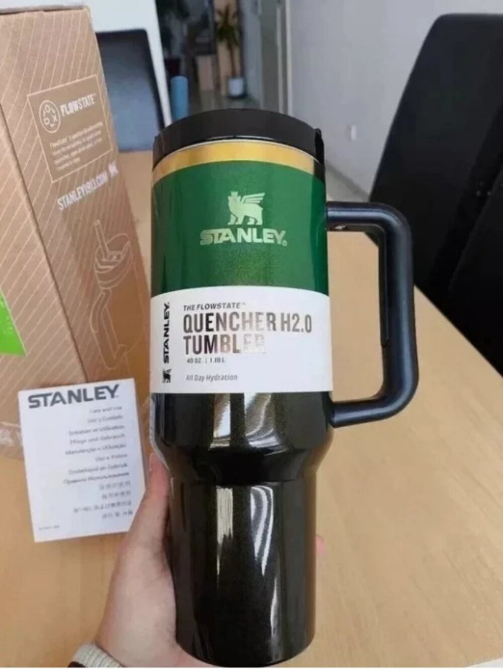 Stanley Wicked x Target Elphaba 40oz H2.0 Flowstate Quencher Tumbler